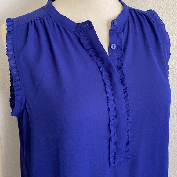 Blue Blouse Button-up - Picture 2 of 5